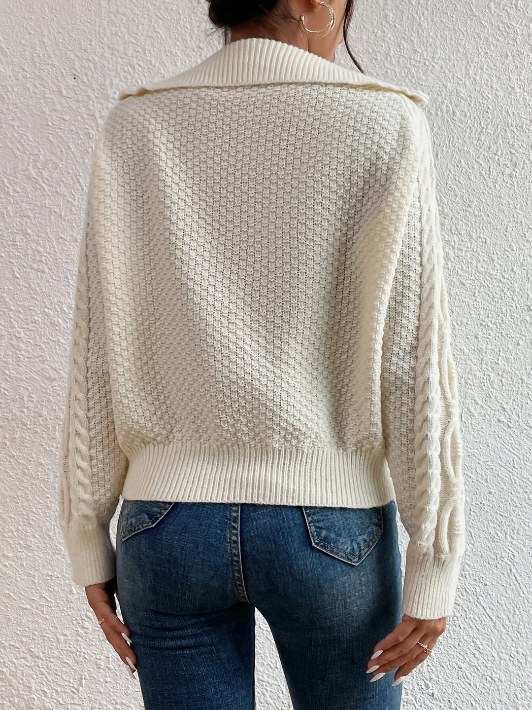 Clara | Stylish Cable Knit Jumper
