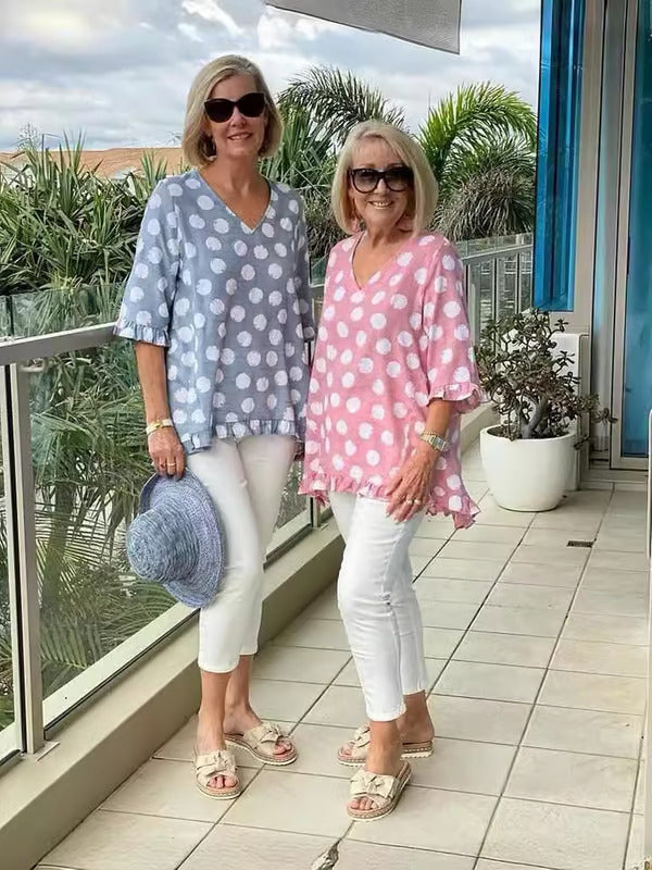 Megan | Chic V-Neck Top