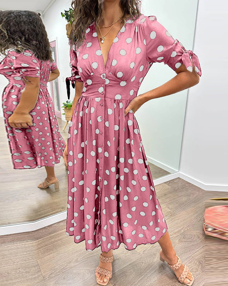 Clara | Chic Polka Dot Dress