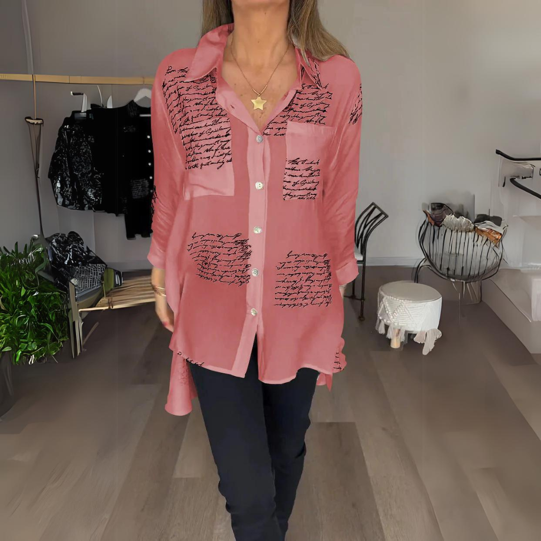 Sophie | Artistic Button-Up Shirt