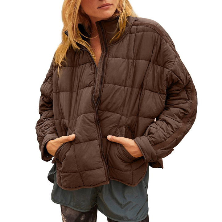 April | Lightweight zip puffer