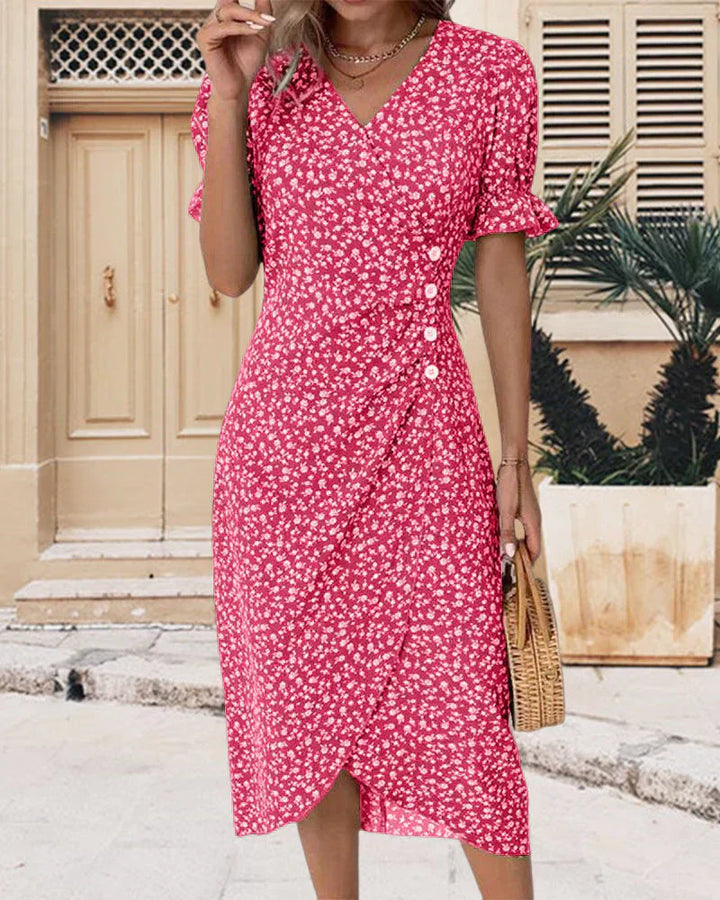 Lily | Floral Wrap Dress