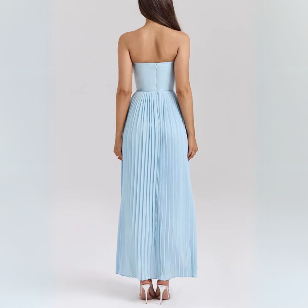 Clara | Elegant Pleated Gown