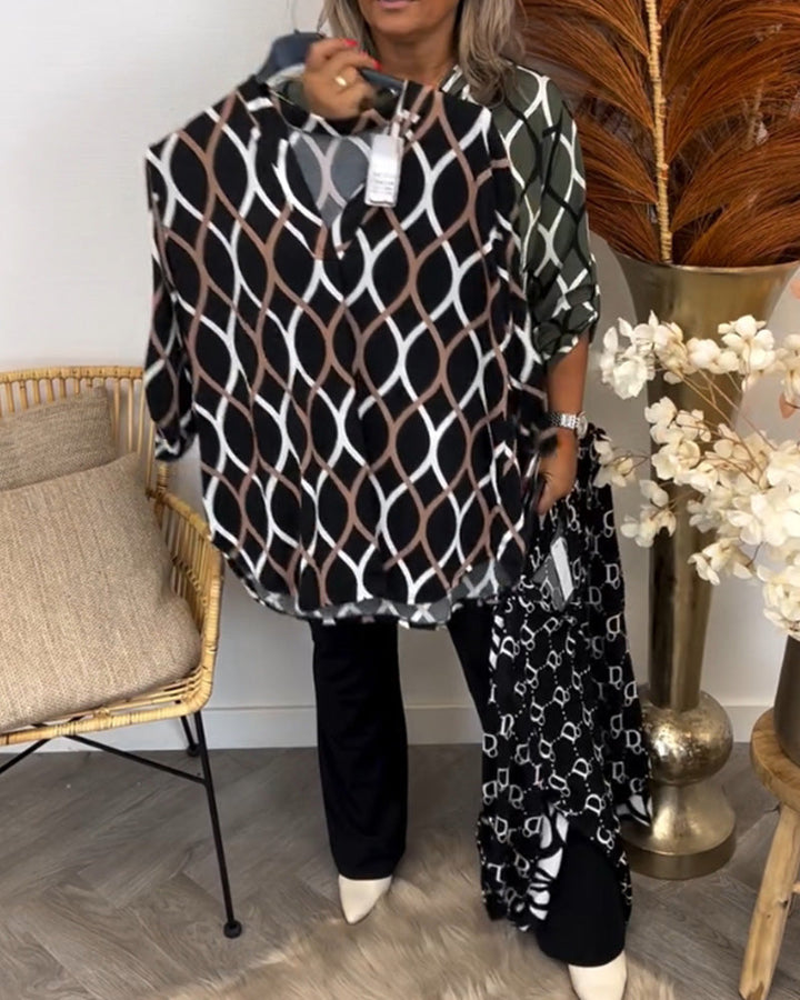 Sophie | Graphic Print Blouse