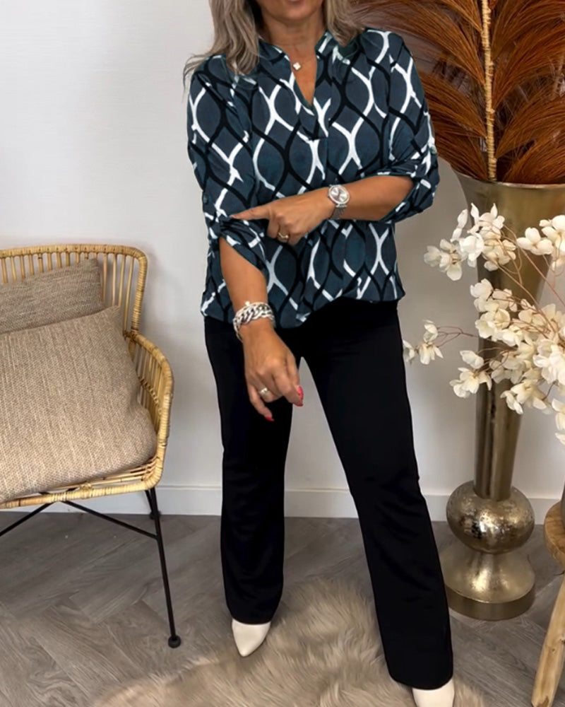 Sophie | Graphic Print Blouse