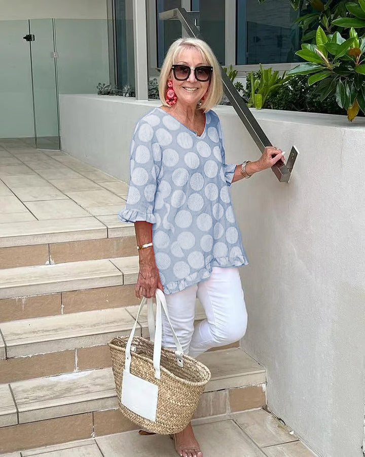 Megan | Chic V-Neck Top