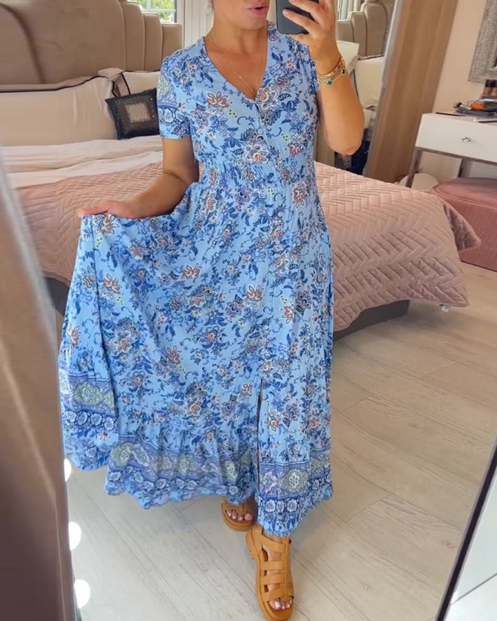 Sophie | V-Neck Floral Dress