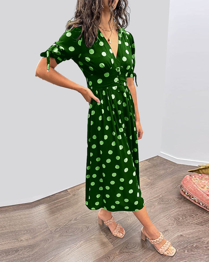 Clara | Chic Polka Dot Dress