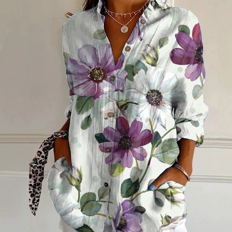 Clara | Stylish Floral Blouse