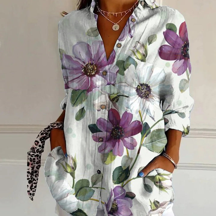 Clara | Stylish Floral Blouse