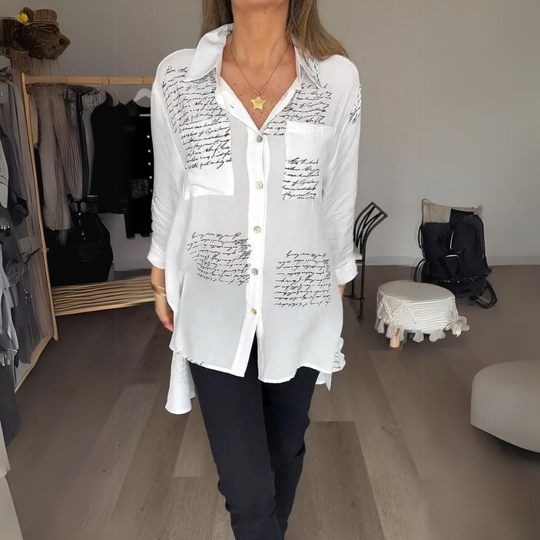 Sophie | Artistic Button-Up Shirt