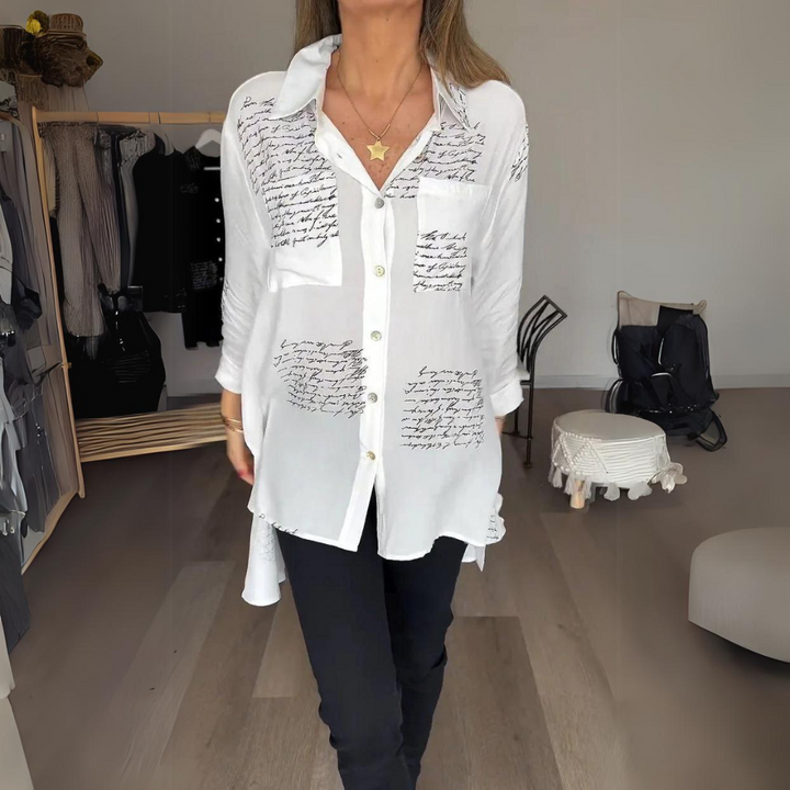 Sophie | Artistic Button-Up Shirt