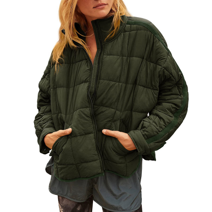 April | Lightweight zip puffer