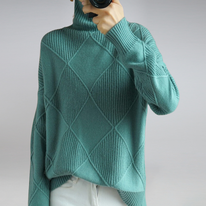 Clara | Elegant Roll Neck Jumper