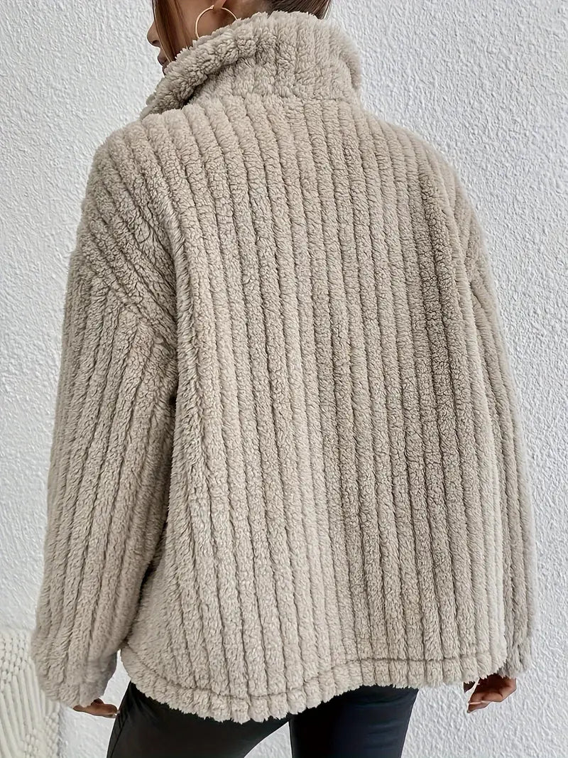 Clara | Cozy Velvet Cardigan