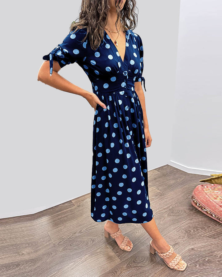 Clara | Chic Polka Dot Dress
