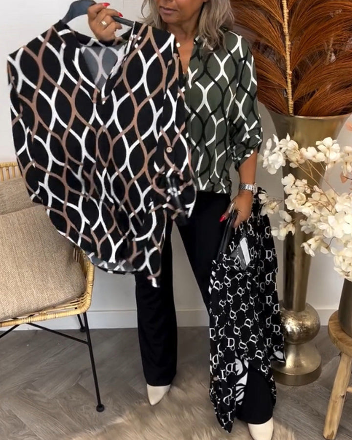 Sophie | Graphic Print Blouse