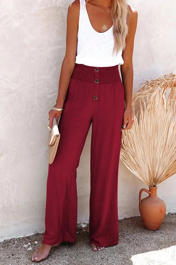 Megan | Relaxed High-Waisted Trousers