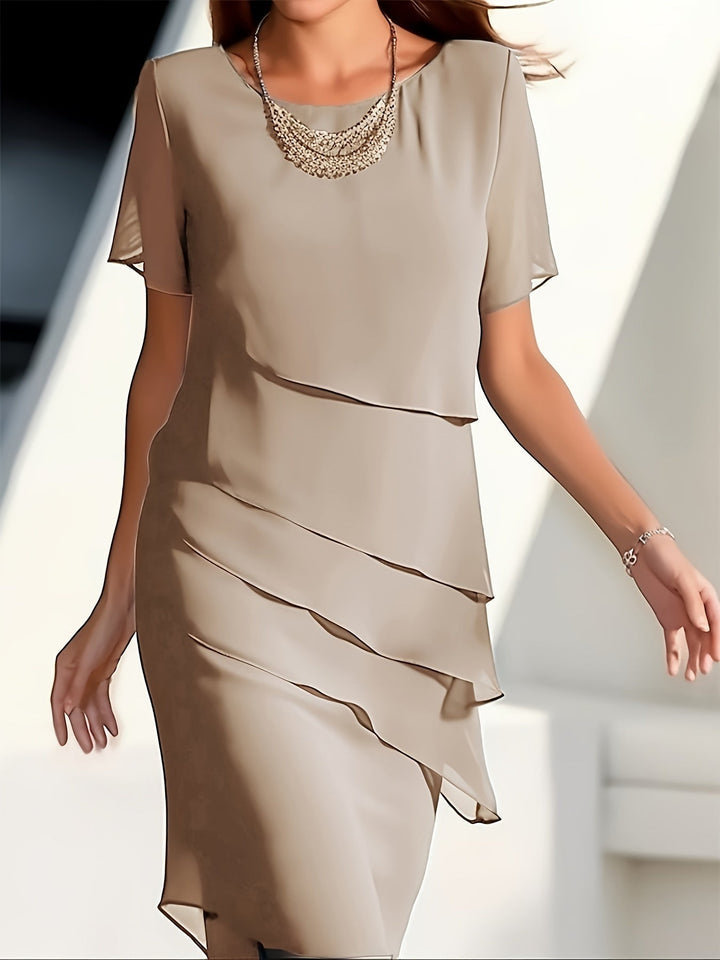 Megan | Chic Chiffon Dress