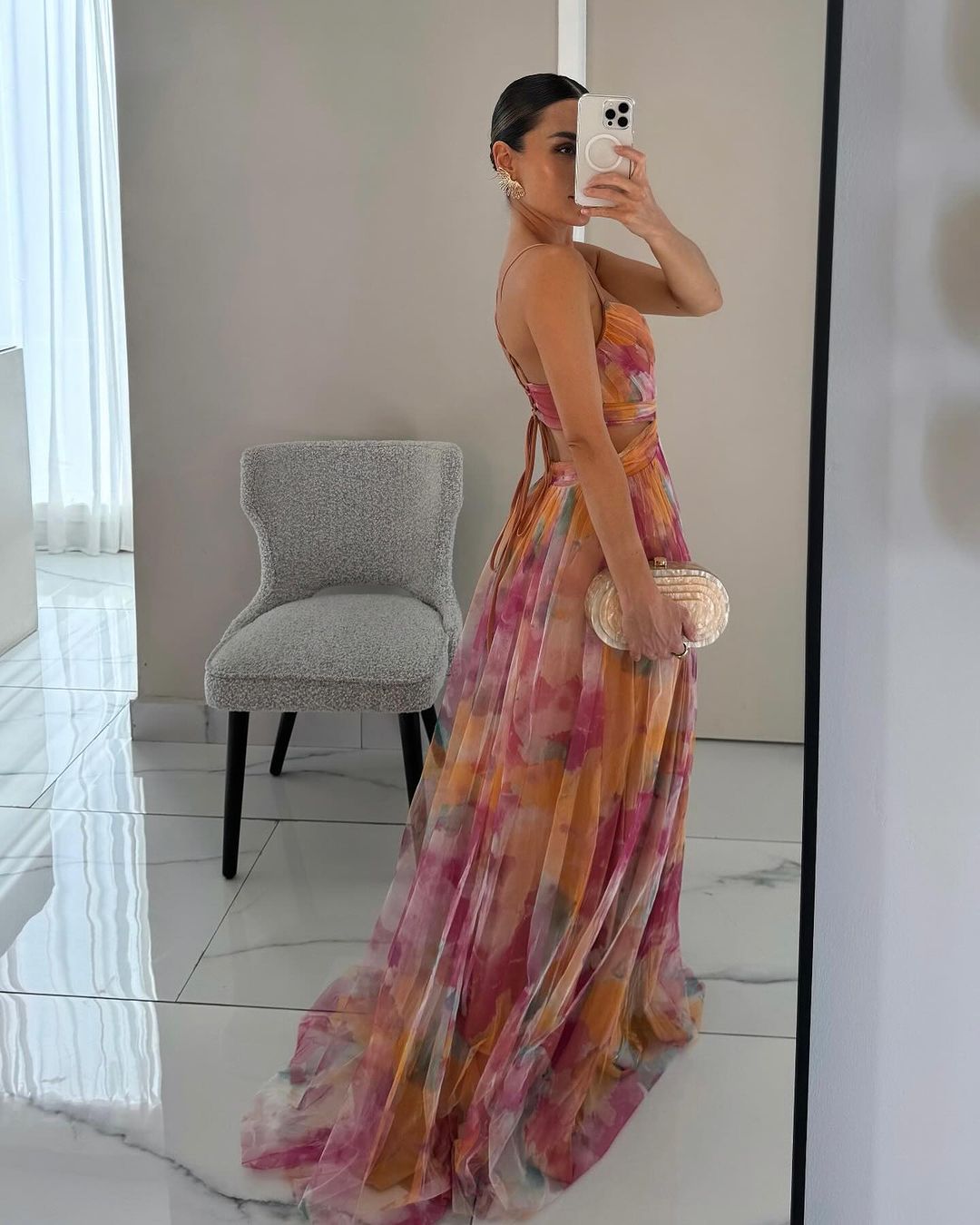Sophie | Elegant Floral Maxi Dress