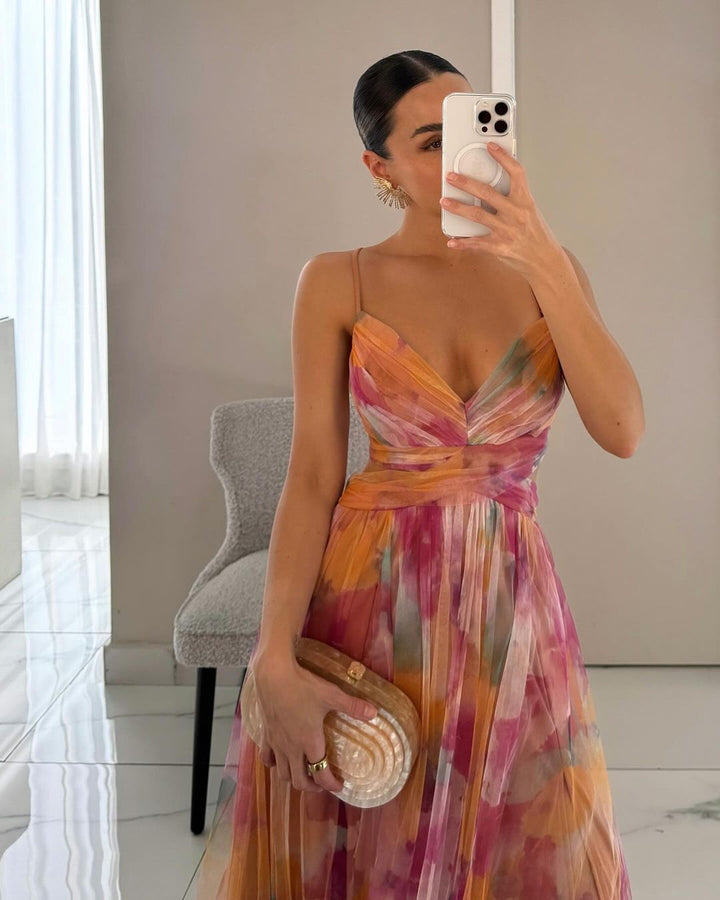 Sophie | Elegant Floral Maxi Dress