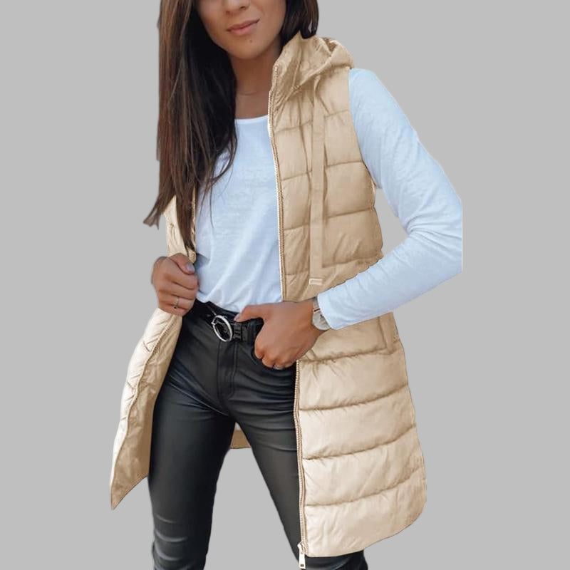 Jessica | Casual Hooded Puffer Vest