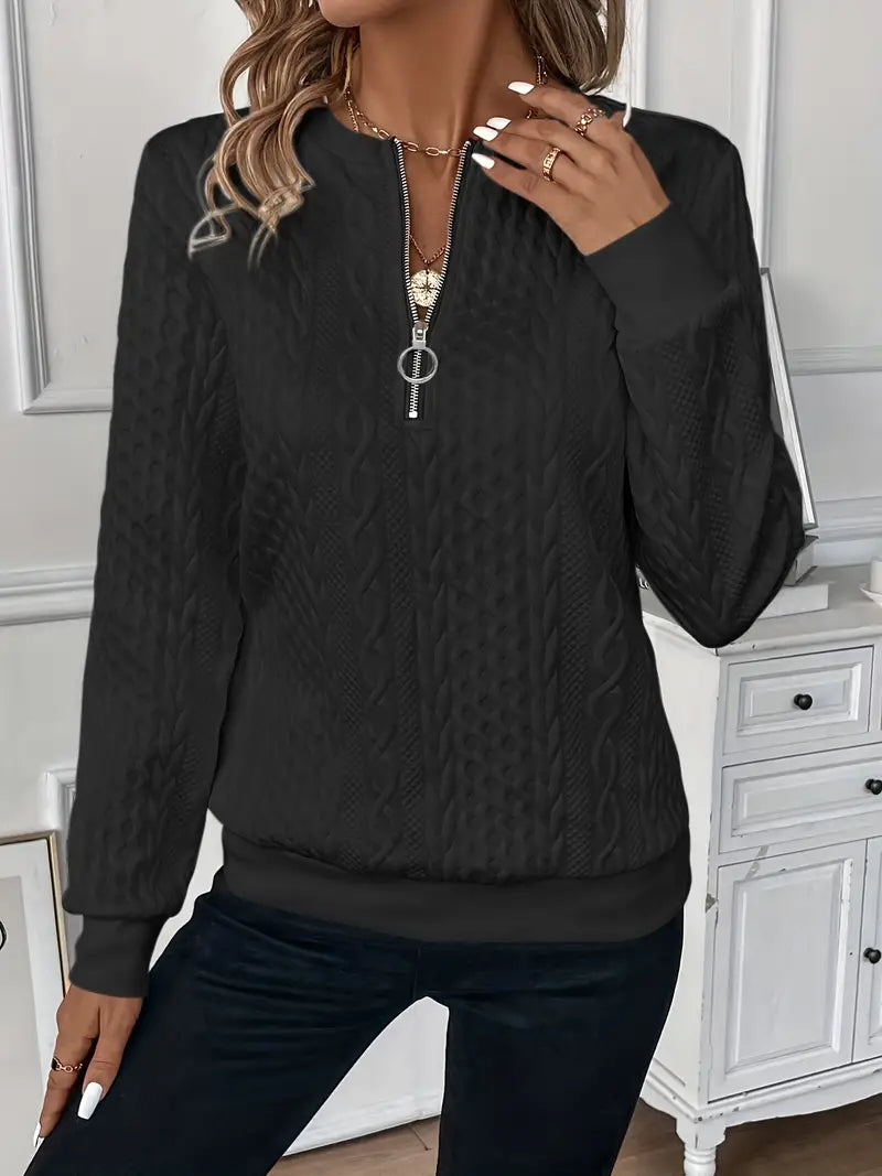 Chloe | Chic Zip Jumper