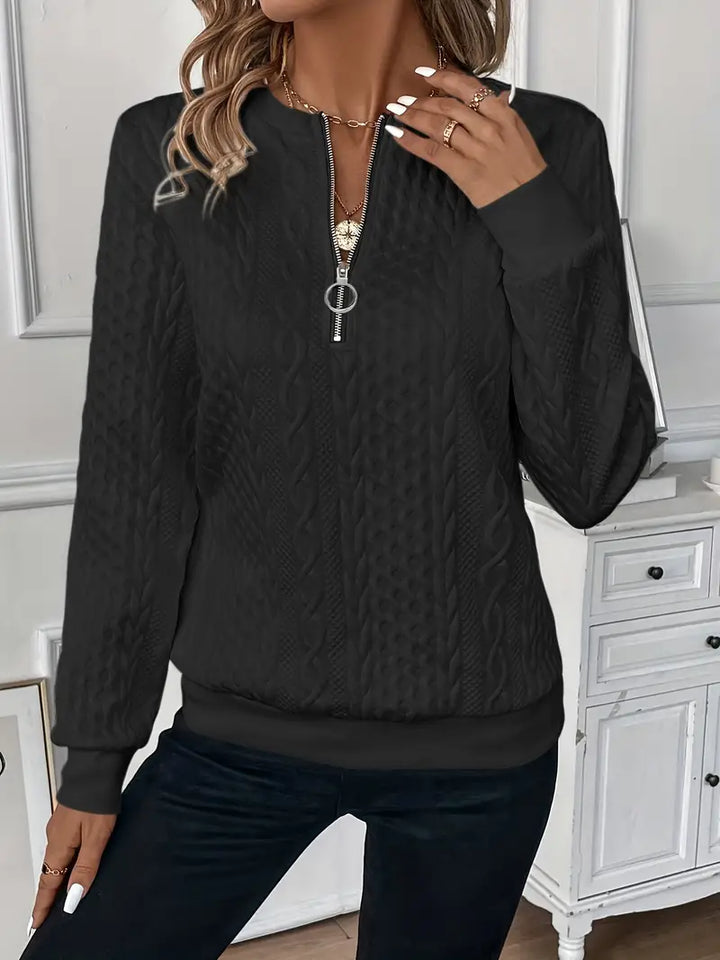 Chloe | Chic Zip Jumper