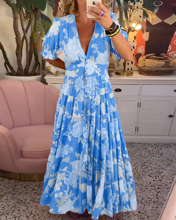 Sophie | Floral V-Neck Dress