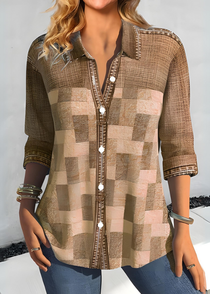 Megan | Stylish Patchwork Dress