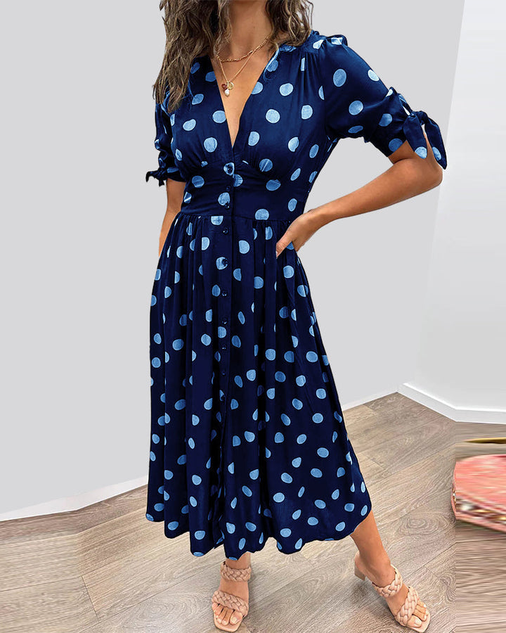 Clara | Chic Polka Dot Dress