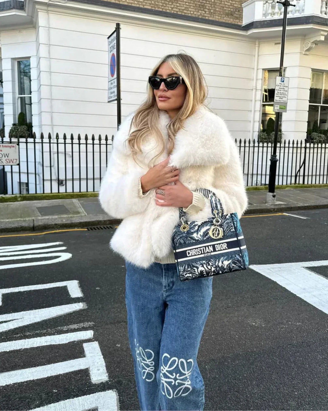 Alena | Elegant Faux Fur Jacket