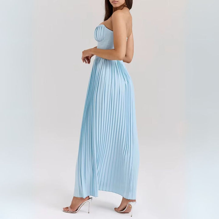 Clara | Elegant Pleated Gown