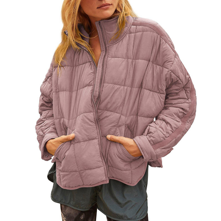 April | Lightweight zip puffer