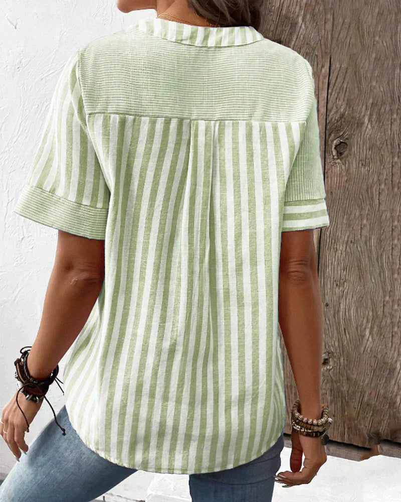 Clara | Timeless Striped Top