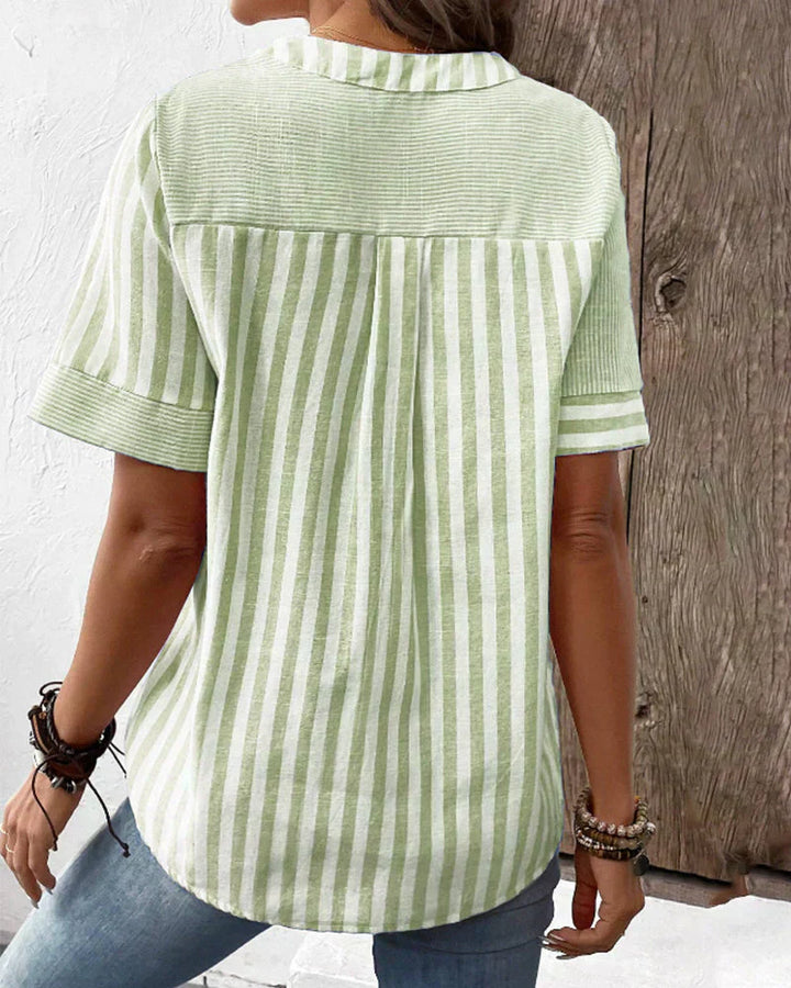 Clara | Timeless Striped Top