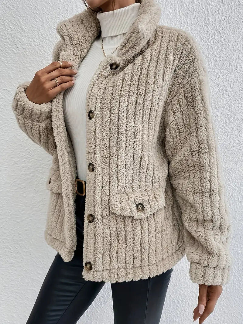 Clara | Cozy Velvet Cardigan