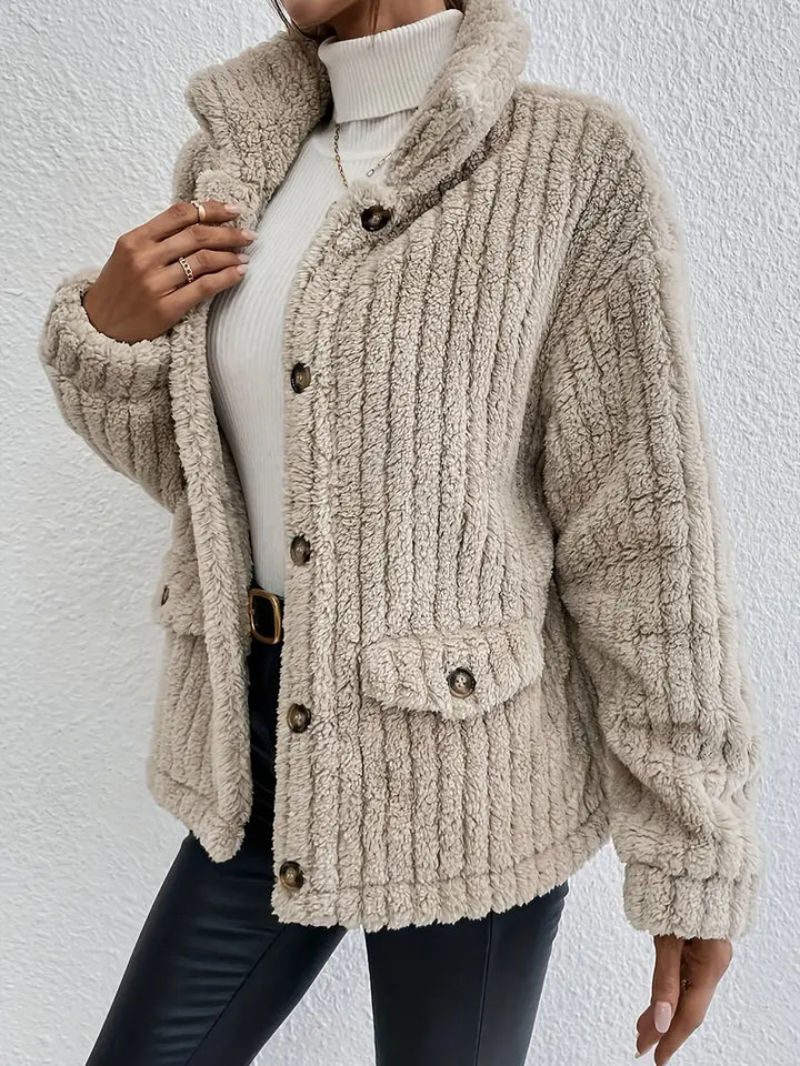 Clara | Cozy Velvet Cardigan