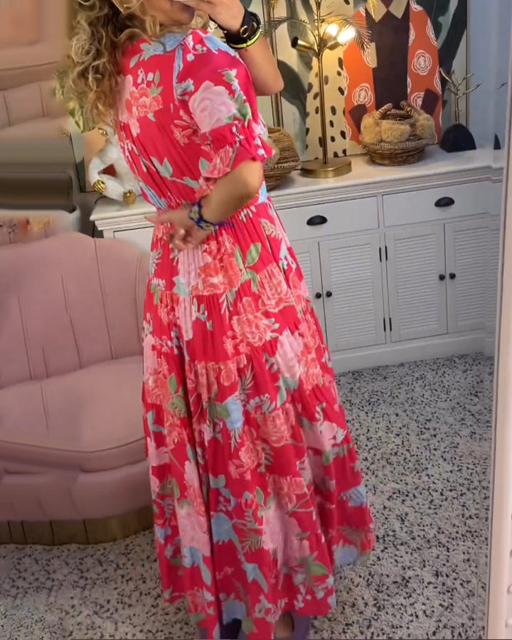 Sophie | Floral V-Neck Dress