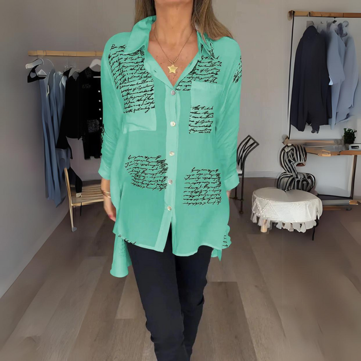 Sophie | Artistic Button-Up Shirt