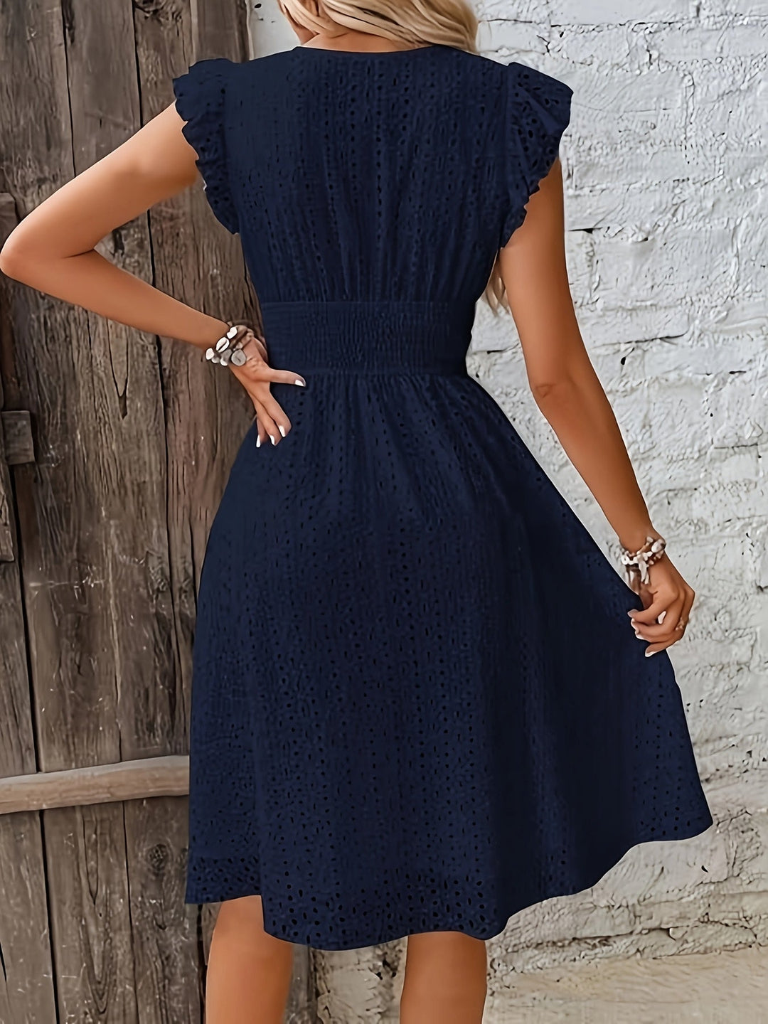 Clara | Ruffled Lace Dress