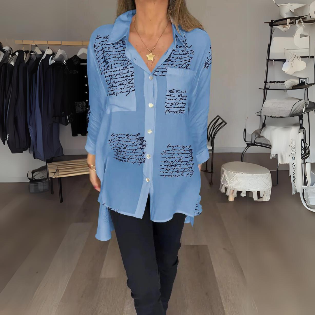 Sophie | Artistic Button-Up Shirt
