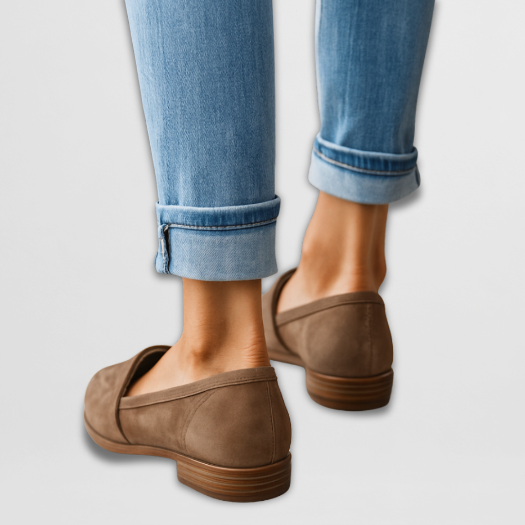 Chloe | Stylish Suede Flats