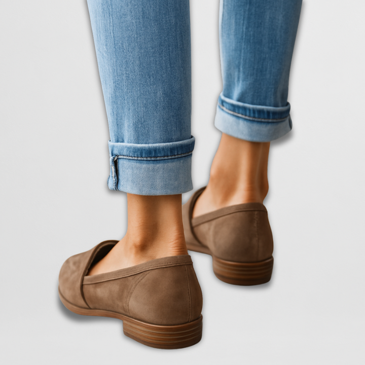 Chloe | Stylish Suede Flats