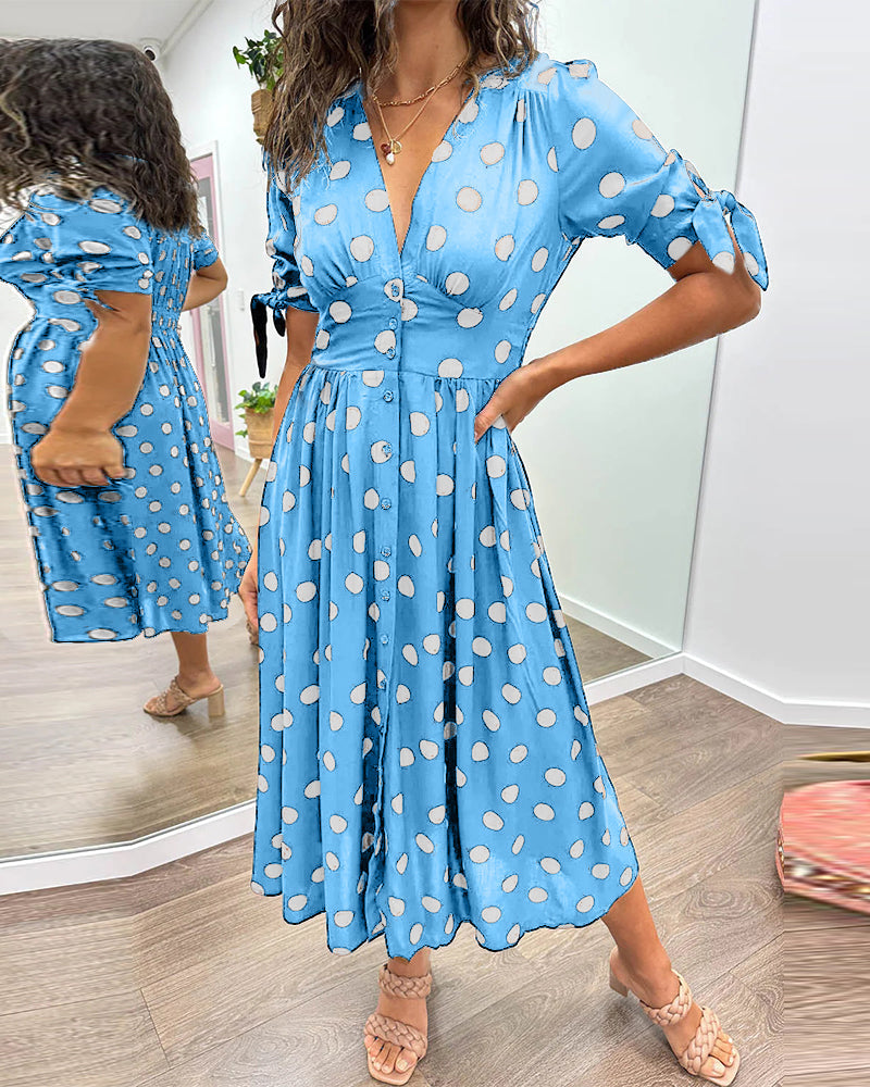 Clara | Chic Polka Dot Dress