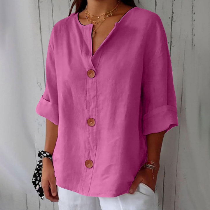 Megan | Lightweight Linen Top