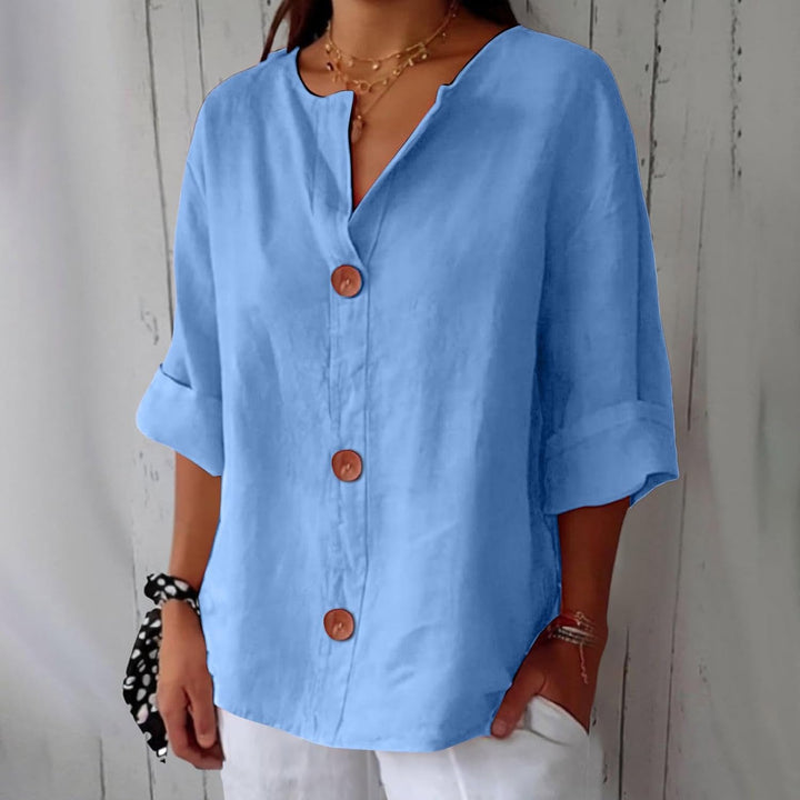 Megan | Lightweight Linen Top