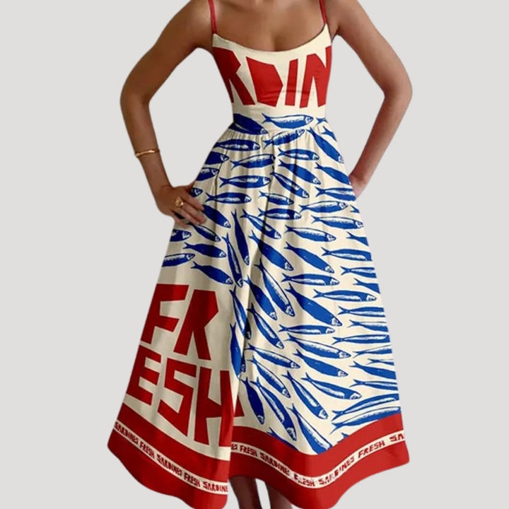 Megan | Vibrant Midi Sundress