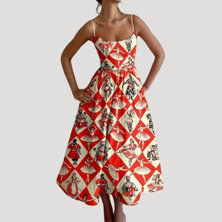 Megan | Vibrant Midi Sundress