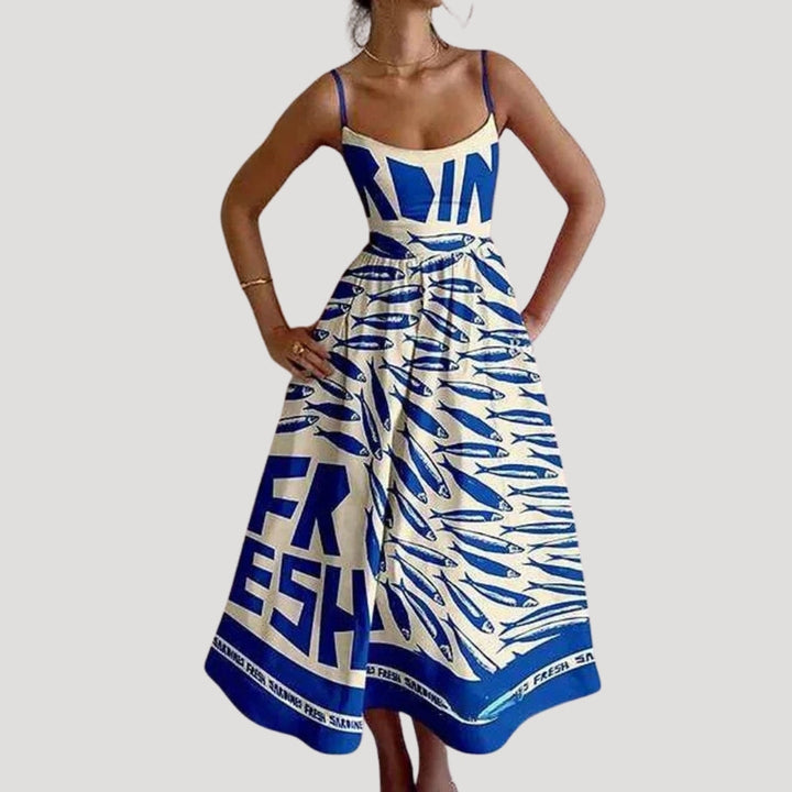 Megan | Vibrant Midi Sundress